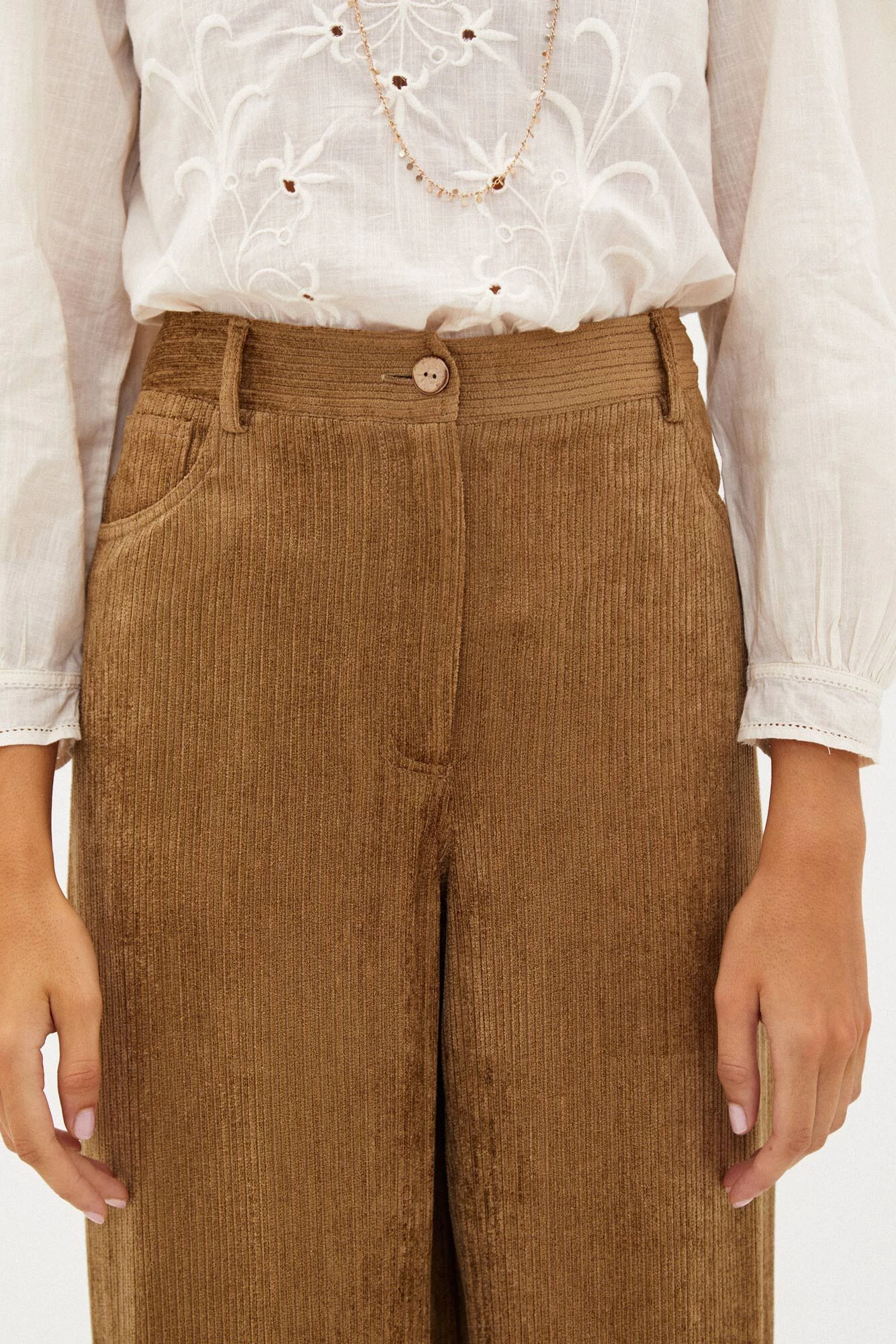 Women'secret Janine. Pantalón Amplio De Pana 3 Women'secret Janine. Pantalón Amplio De Pana – Image 3