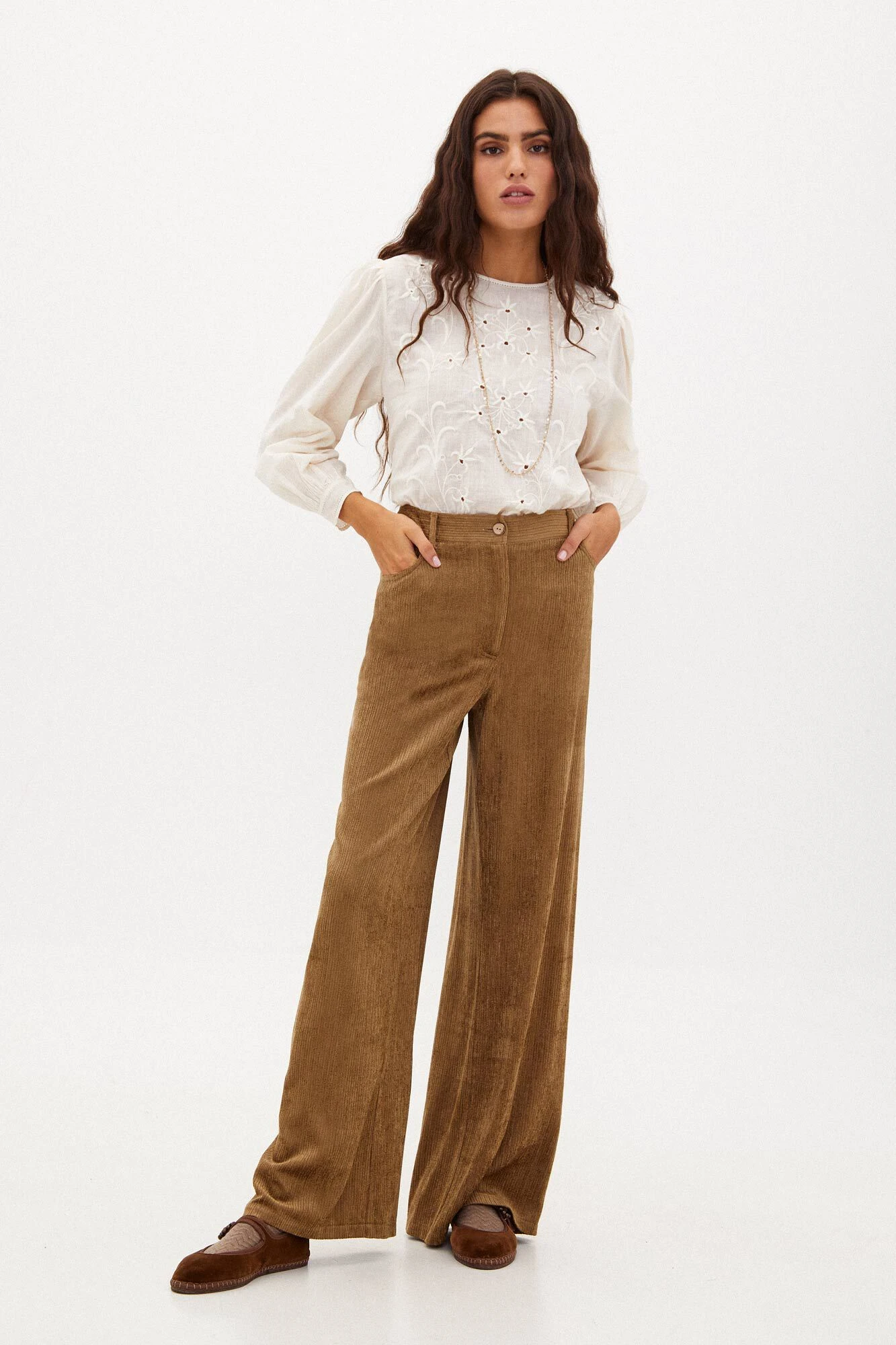 Women'secret Janine. Pantalón Amplio De Pana 1 Women'secret Janine. Pantalón Amplio De Pana