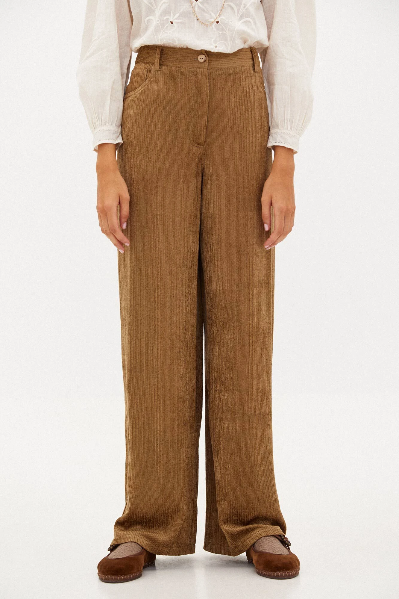 Women'secret Janine. Pantalón Amplio De Pana 2 Women'secret Janine. Pantalón Amplio De Pana – Image 2