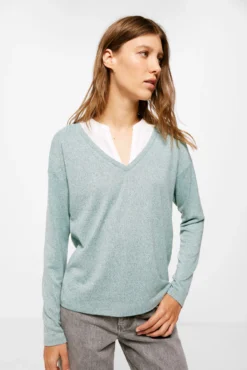 Women'secret Camiseta Bimateria Cuello Mao