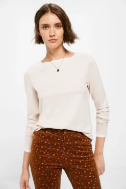 Women'secret Camiseta Bimateria Lisa