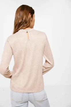 Women'secret Camiseta Cuello Bimateria -Women'secret Soldes Magasin P 676592235D1