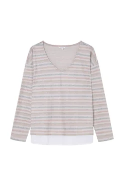 Women'secret Camiseta Bimateria Escote Pico -Women'secret Soldes Magasin P 676592438D8