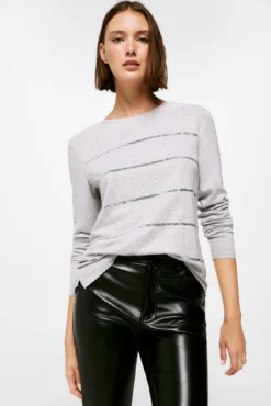 Women'secret Camiseta Rayas Lentejuelas