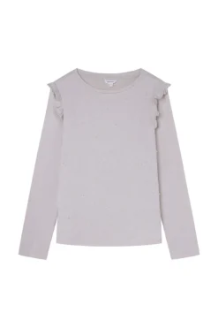 Women'secret Camiseta Perlas Hombros Volante -Women'secret Soldes Magasin P 676593138D8