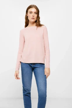 Women'secret Camiseta Cuello Perlas 6 Women'secret Camiseta Cuello Perlas -Women'secret Soldes Magasin P 676594471D1