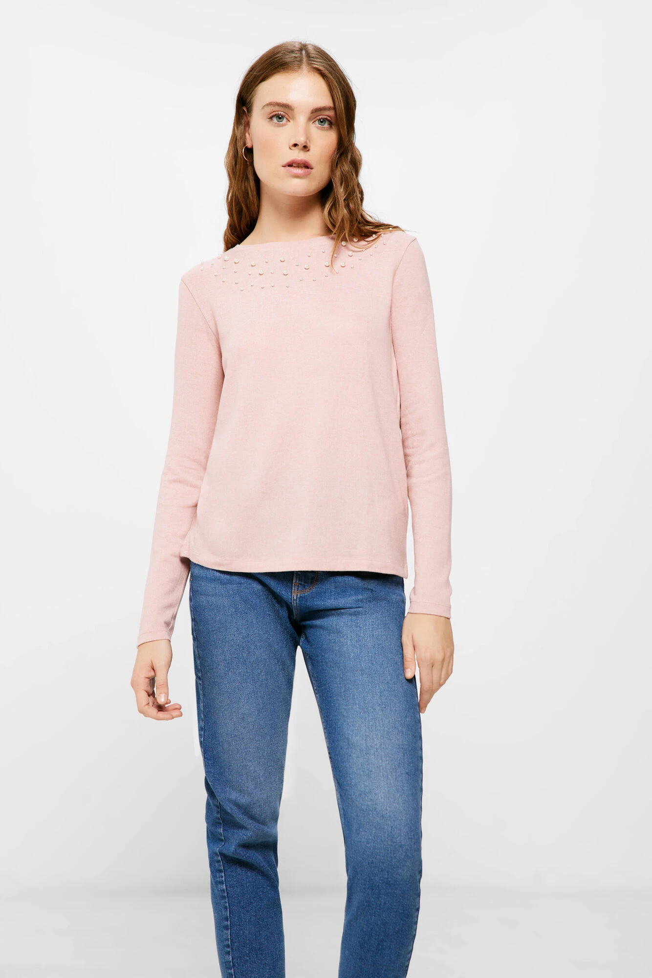 Women'secret Camiseta Cuello Perlas 3 Women'secret Camiseta Cuello Perlas – Image 3