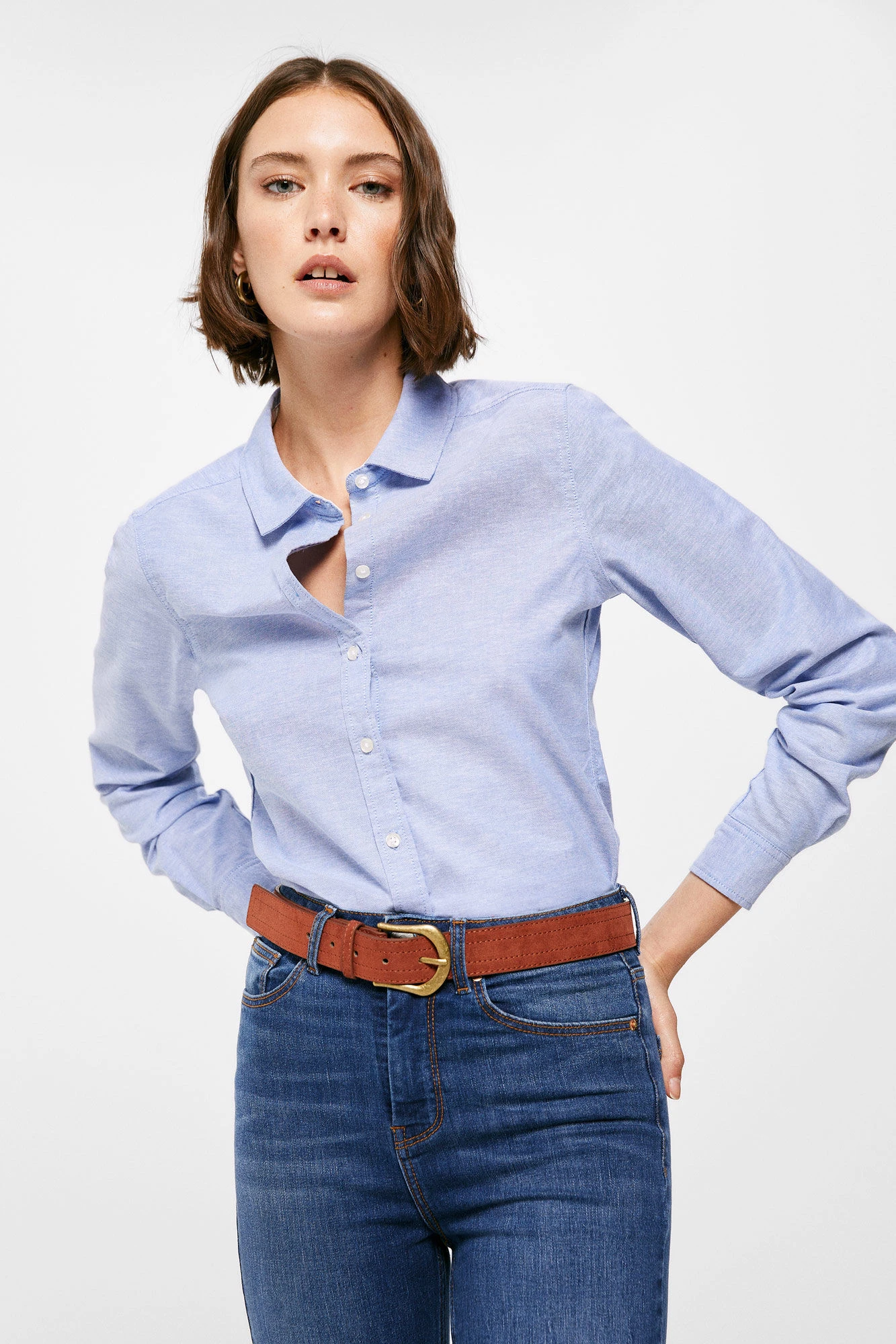 Women'secret Camisa Oxford Algodón 1 Women'secret Camisa Oxford Algodón