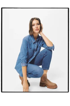 Women'secret Camisa Vaquera Bolsillos Lavado Sostenible 12 Women'secret Camisa Vaquera Bolsillos Lavado Sostenible -Women'secret Soldes Magasin P 679658615D3