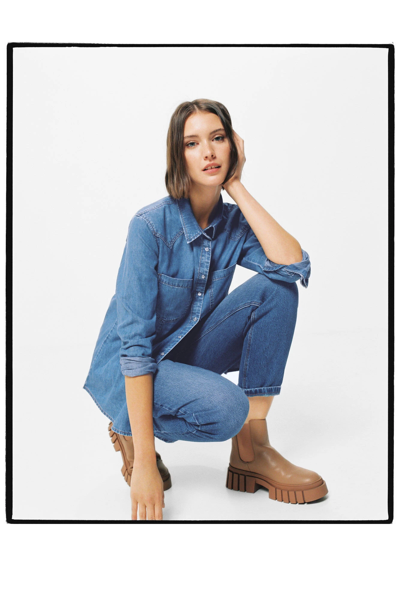 Women'secret Camisa Vaquera Bolsillos Lavado Sostenible 6 Women'secret Camisa Vaquera Bolsillos Lavado Sostenible – Image 6