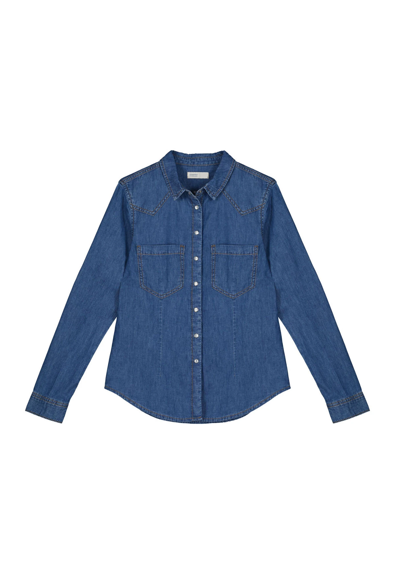 Women'secret Camisa Vaquera Bolsillos Lavado Sostenible 7 Women'secret Camisa Vaquera Bolsillos Lavado Sostenible – Image 7