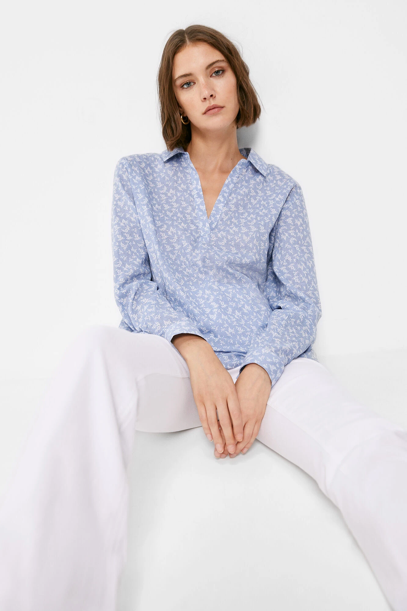 Women'secret Blusa Polera Dobby 3 Women'secret Blusa Polera Dobby – Image 3