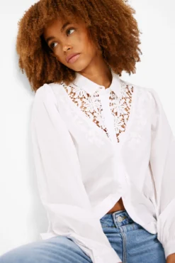 Women'secret Blusa Lace Flores 7 Women'secret Blusa Lace Flores -Women'secret Soldes Magasin P 679659351D1