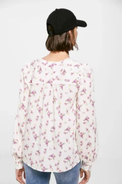 Women'secret Blusa Flores Volantes 8 Women'secret Blusa Flores Volantes -Women'secret Soldes Magasin P 679659551D2