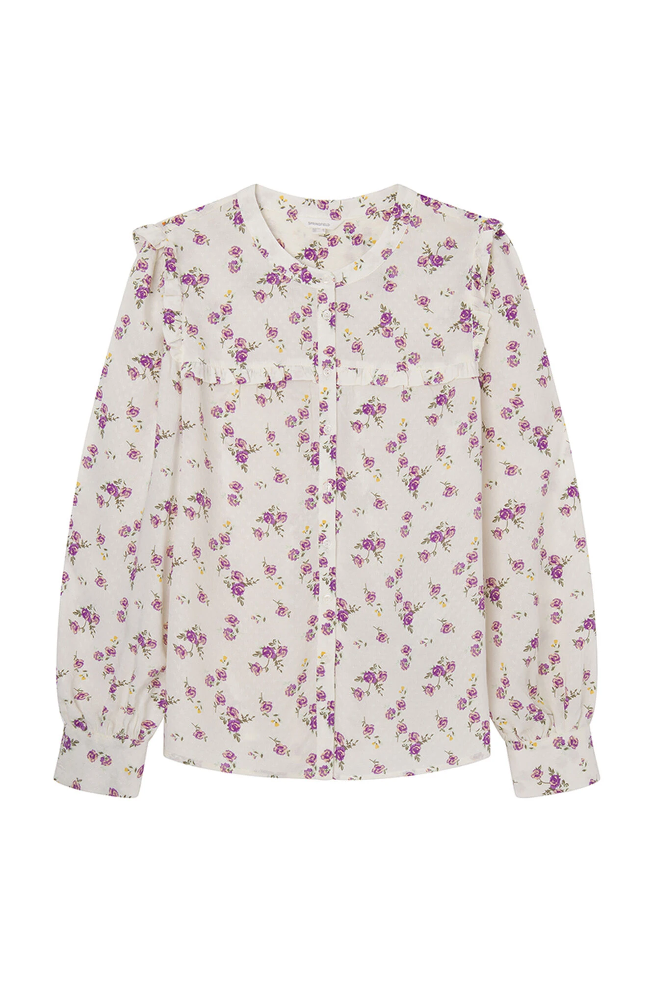 Women'secret Blusa Flores Volantes 5 Women'secret Blusa Flores Volantes – Image 5