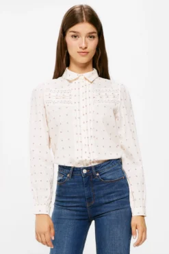 Women'secret Blusa Dobby Lace