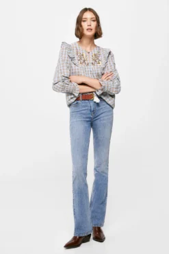 Women'secret Blusa Cuadros Bordados 8 Women'secret Blusa Cuadros Bordados -Women'secret Soldes Magasin P 679659816D1