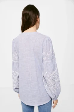 Women'secret Blusa Rayas Bordados -Women'secret Soldes Magasin P 679660411D3