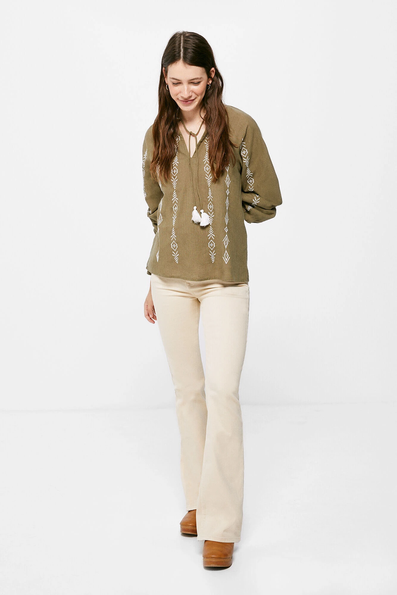 Women'secret Blusa Volumen Bordados 2 Women'secret Blusa Volumen Bordados – Image 2