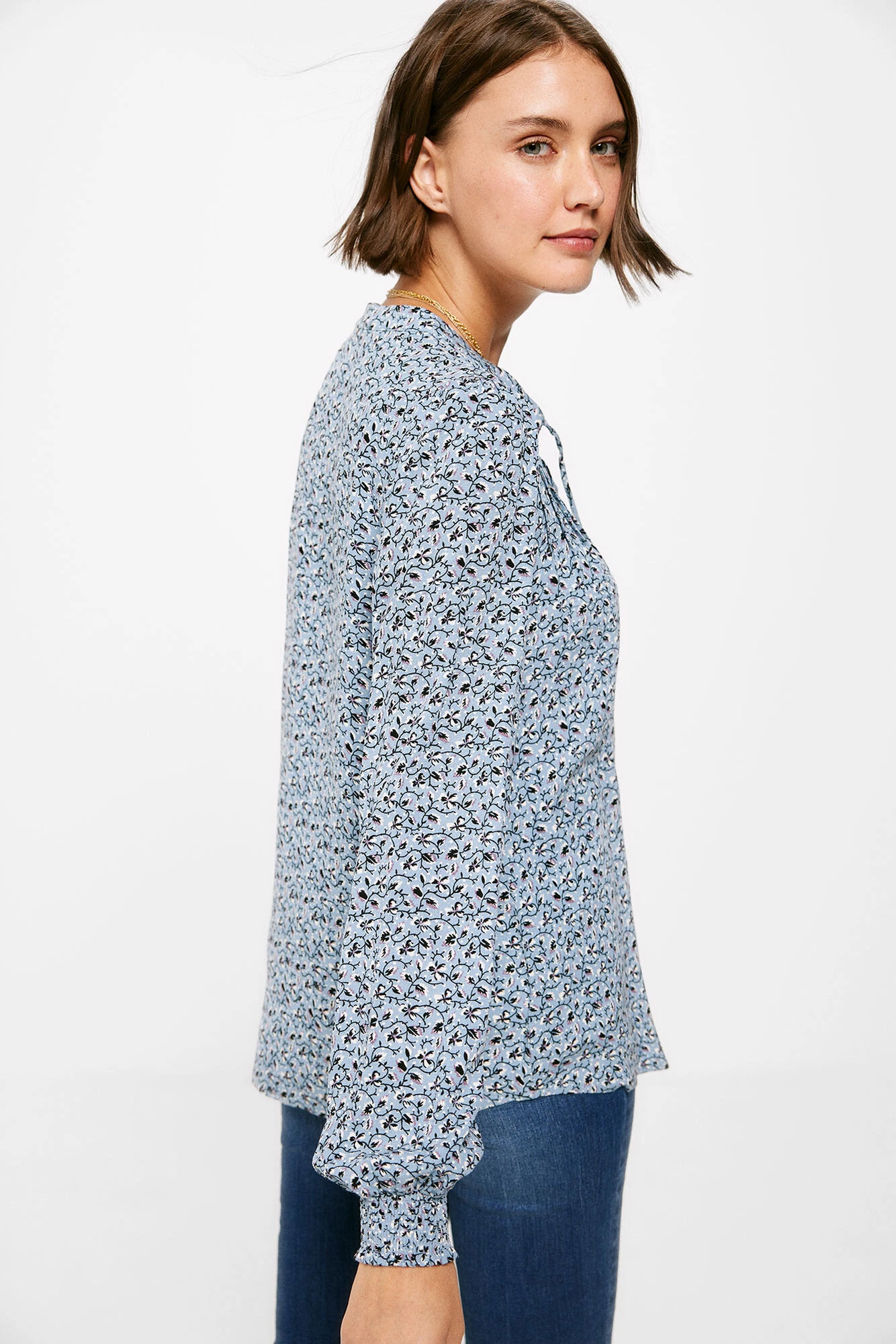 Women'secret Blusa Fluida Estampada 3 Women'secret Blusa Fluida Estampada – Image 3