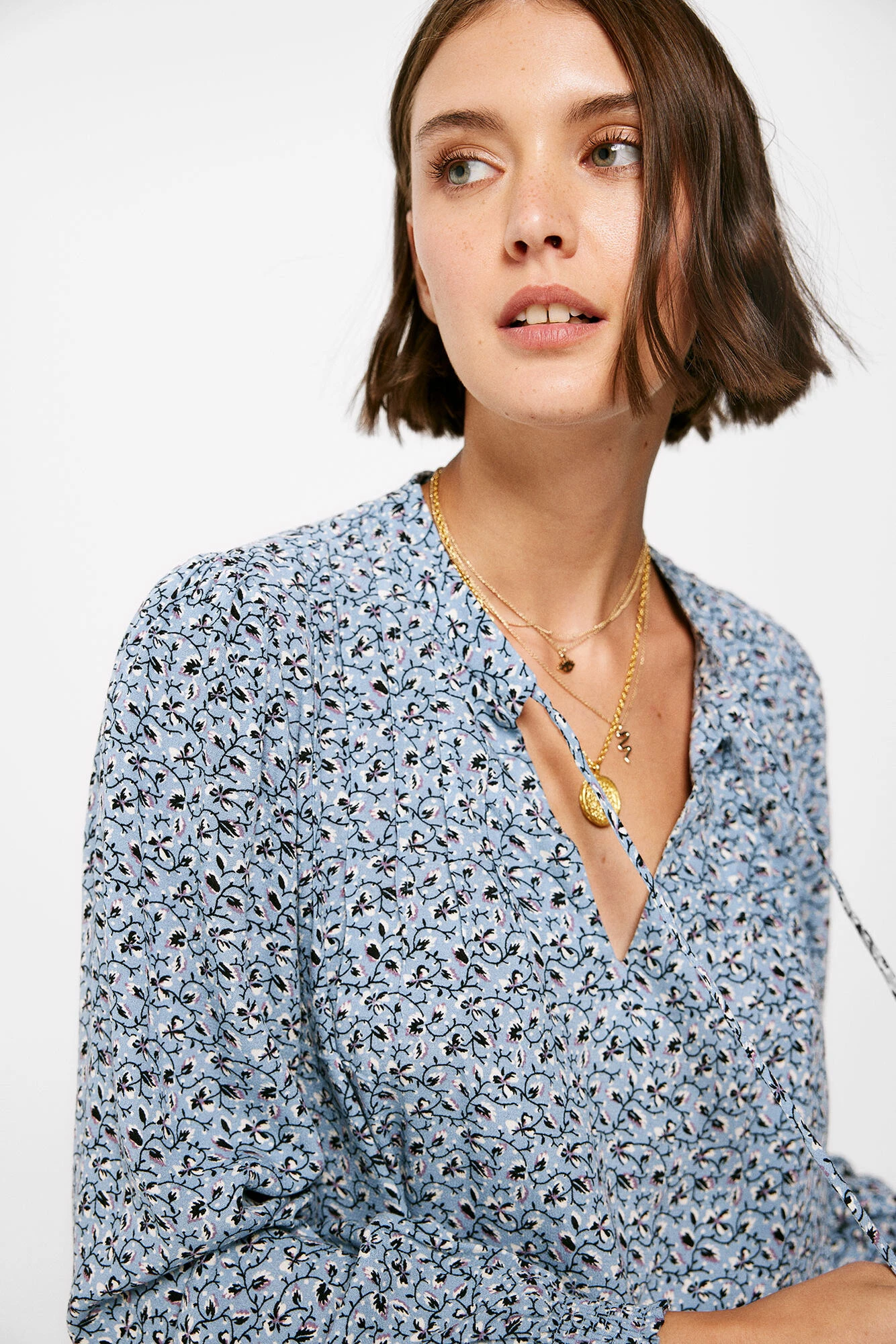 Women'secret Blusa Fluida Estampada 2 Women'secret Blusa Fluida Estampada – Image 2