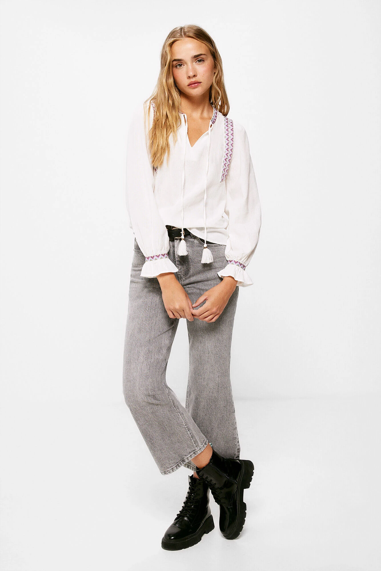 Women'secret Blusa Bordados Cenefas 2 Women'secret Blusa Bordados Cenefas – Image 2