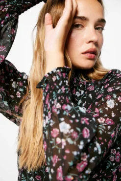 Women'secret Blusa Estampada Nido De Abeja -Women'secret Soldes Magasin P 679661801D1