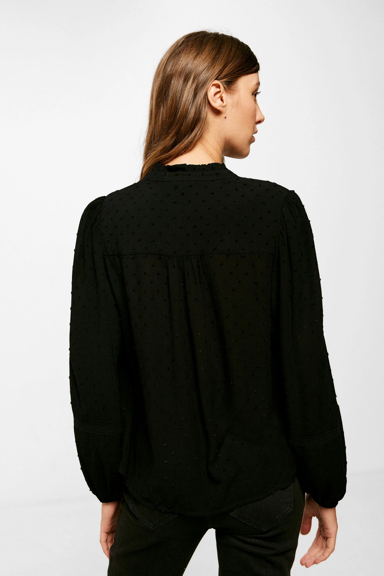 Women'secret Blusa Lace Negra 3 Women'secret Blusa Lace Negra – Image 3