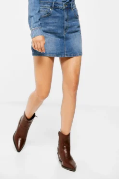 Women'secret Falda Vaquera Mini Lavado Sostenible 9 Women'secret Falda Vaquera Mini Lavado Sostenible -Women'secret Soldes Magasin P 688608114D2