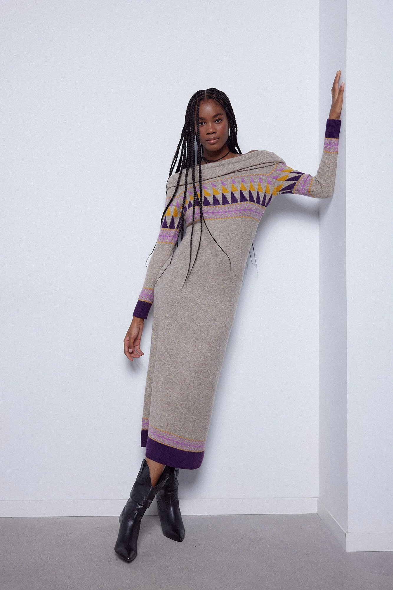 Women'secret Vestido Punto Jacquard 6 Women'secret Vestido Punto Jacquard – Image 6