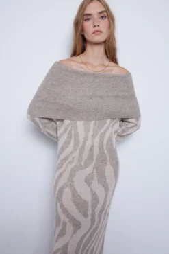 Women'secret Vestido Punto Jacquard Cebra 10 Women'secret Vestido Punto Jacquard Cebra -Women'secret Soldes Magasin P 689610756D2