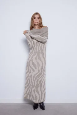 Women'secret Vestido Punto Jacquard Cebra 13 Women'secret Vestido Punto Jacquard Cebra -Women'secret Soldes Magasin P 689610756D5