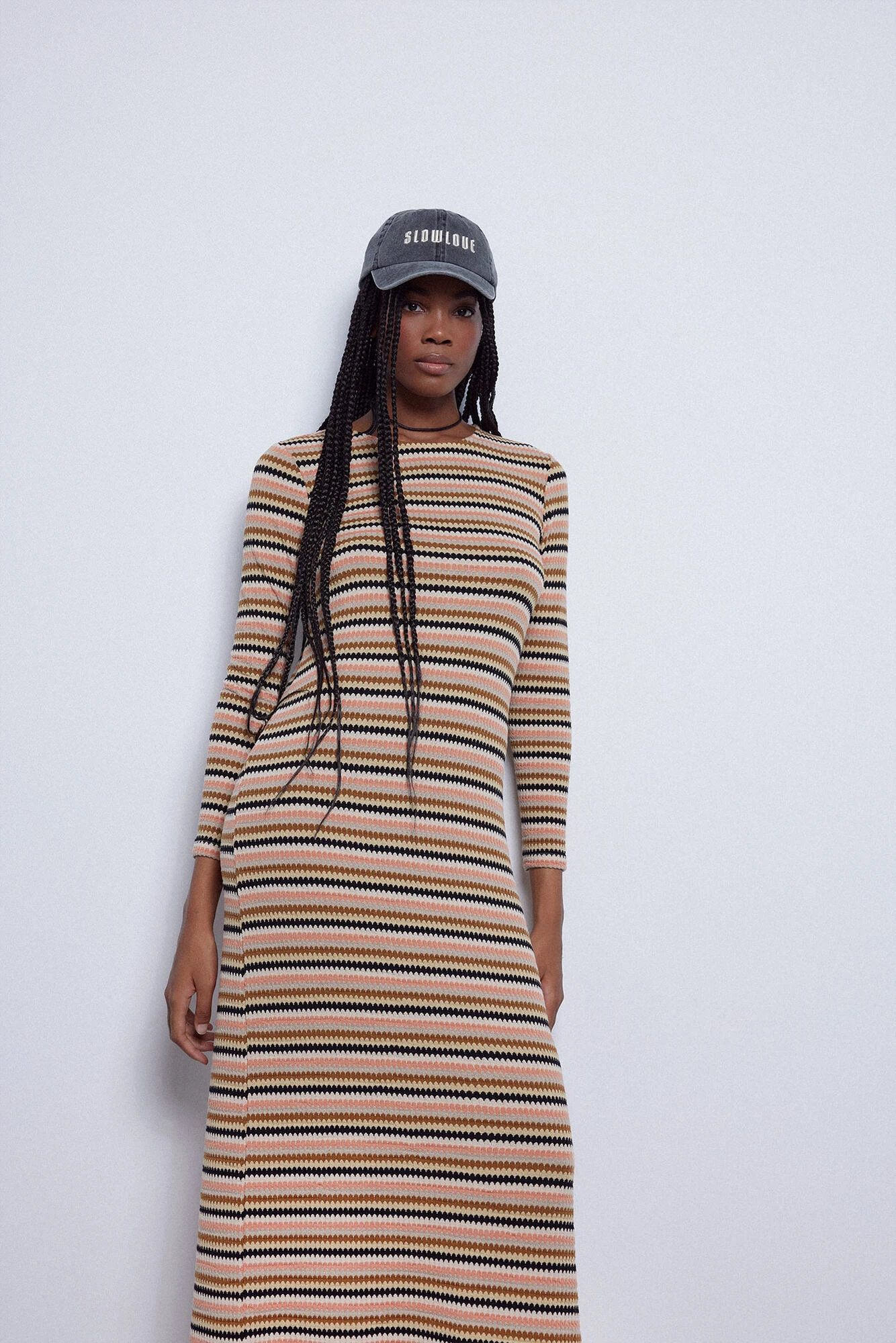 Women'secret Vestido De Punto Rayas 2 Women'secret Vestido De Punto Rayas – Image 2