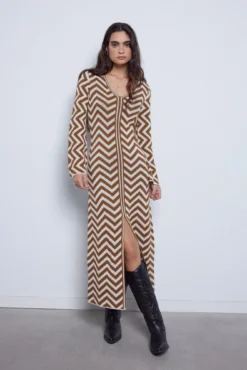 Women'secret Vestido Punto Zig Zag Bicolor -Women'secret Soldes Magasin P 689613556D2