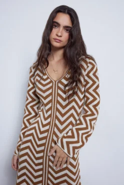 Women'secret Vestido Punto Zig Zag Bicolor -Women'secret Soldes Magasin P 689613556D5