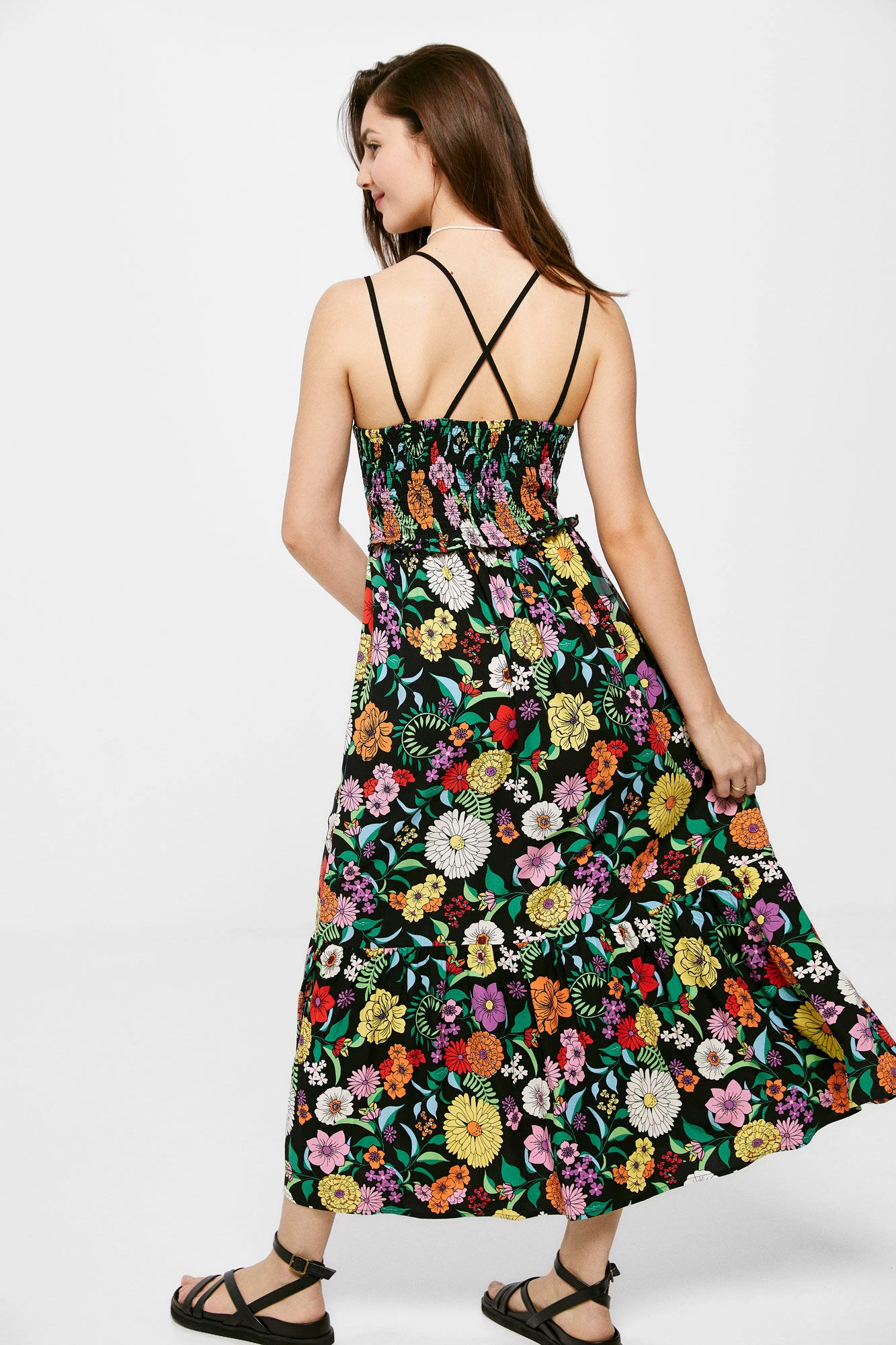 Women'secret Vestido Midi Tirantes Dobles 2 Women'secret Vestido Midi Tirantes Dobles – Image 2