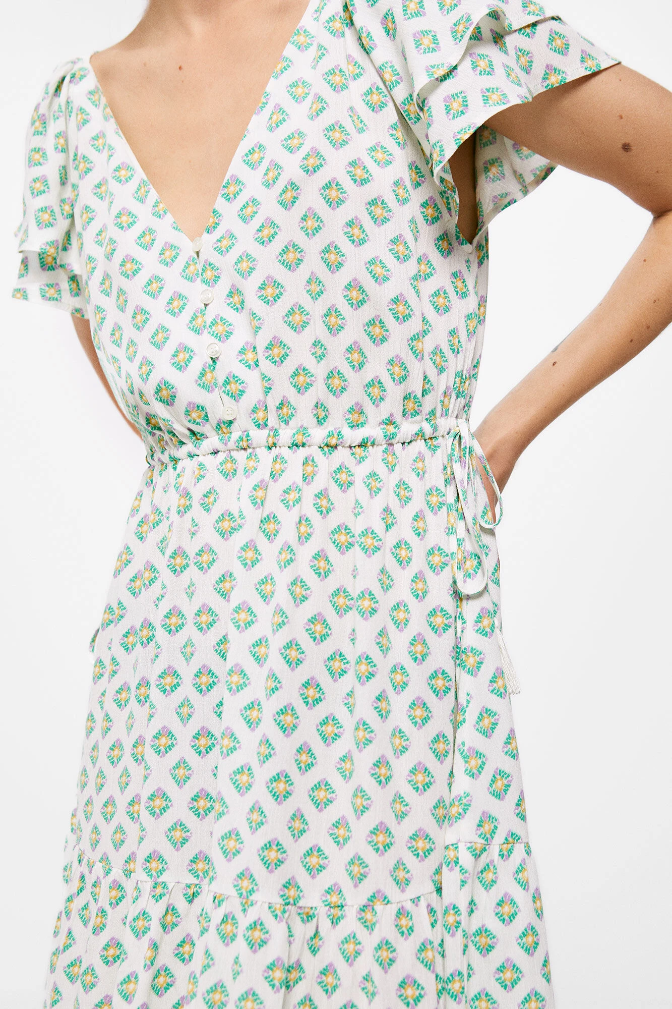 Women'secret Vestido Corto Lazos Cintura 2 Women'secret Vestido Corto Lazos Cintura – Image 2