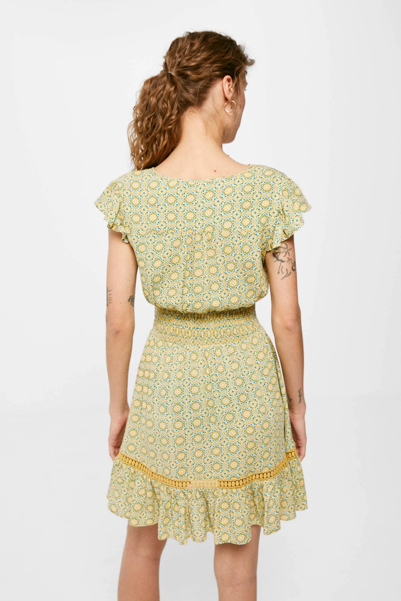 Women'secret Vestido Corto Nido De Abeja 4 Women'secret Vestido Corto Nido De Abeja – Image 4