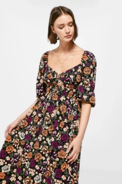 Women'secret Vestido Midi Gomas Cintura 7 Women'secret Vestido Midi Gomas Cintura -Women'secret Soldes Magasin P 795659001D1