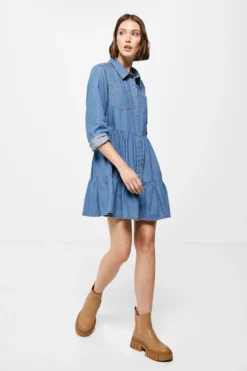 Women'secret Vestido Vaquero Lavado Sostenible