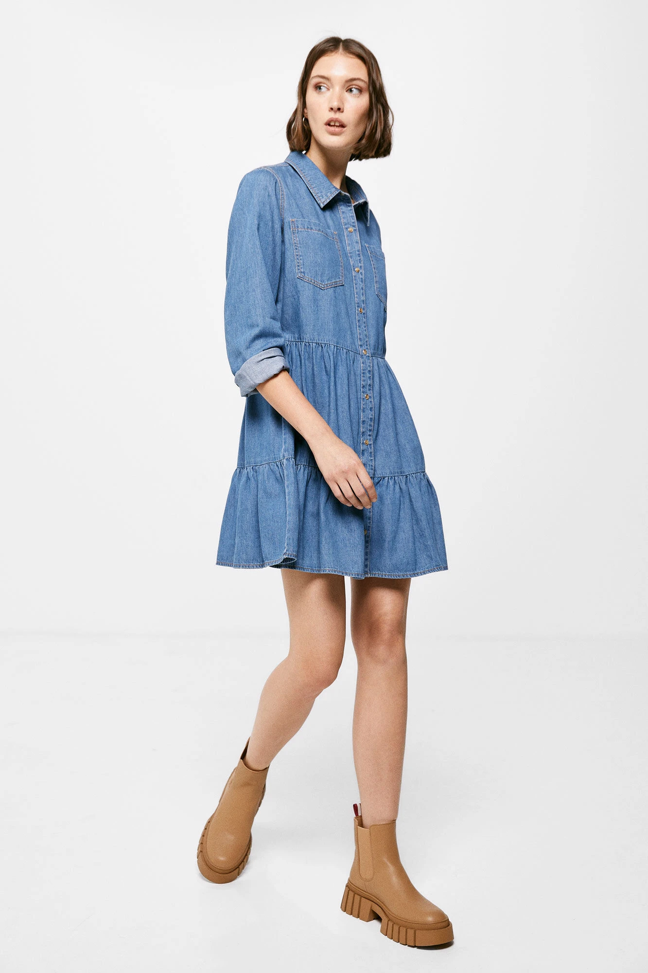 Women'secret Vestido Vaquero Lavado Sostenible 1 Women'secret Vestido Vaquero Lavado Sostenible