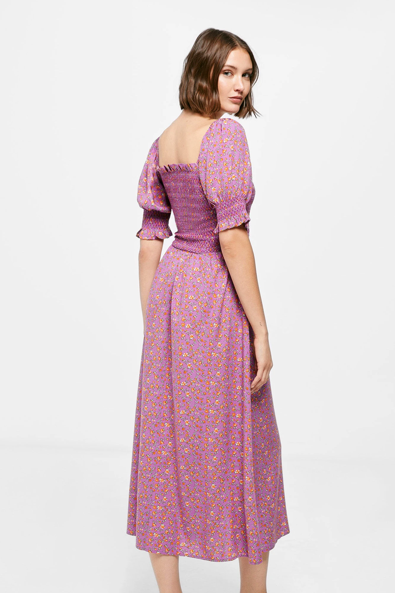 Women'secret Vestido Midi Nido De Abeja 5 Women'secret Vestido Midi Nido De Abeja – Image 5