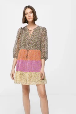 Women'secret Vestido Paneles Estampado -Women'secret Soldes Magasin P 795659891D1