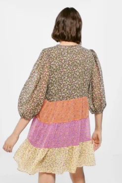 Women'secret Vestido Paneles Estampado -Women'secret Soldes Magasin P 795659891D3