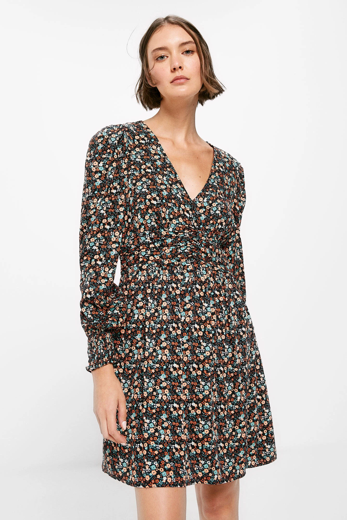 Women'secret Vestido Corto Entallado Estampado 3 Women'secret Vestido Corto Entallado Estampado – Image 3