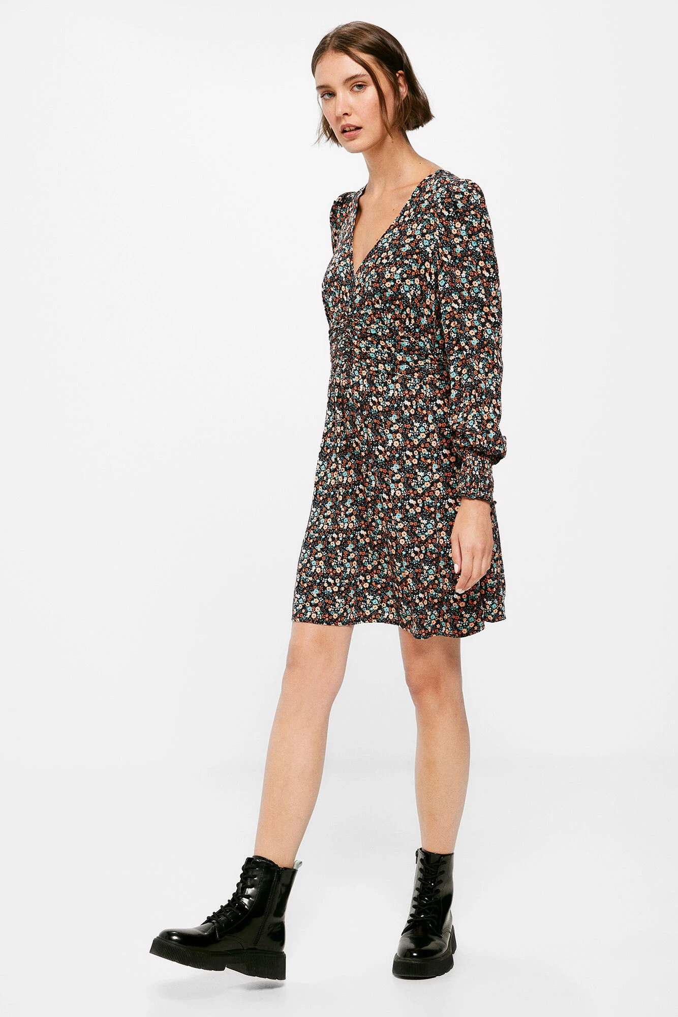 Women'secret Vestido Corto Entallado Estampado 1 Women'secret Vestido Corto Entallado Estampado