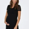 Women'secret Vestido Corto Escote Pico Maternity
