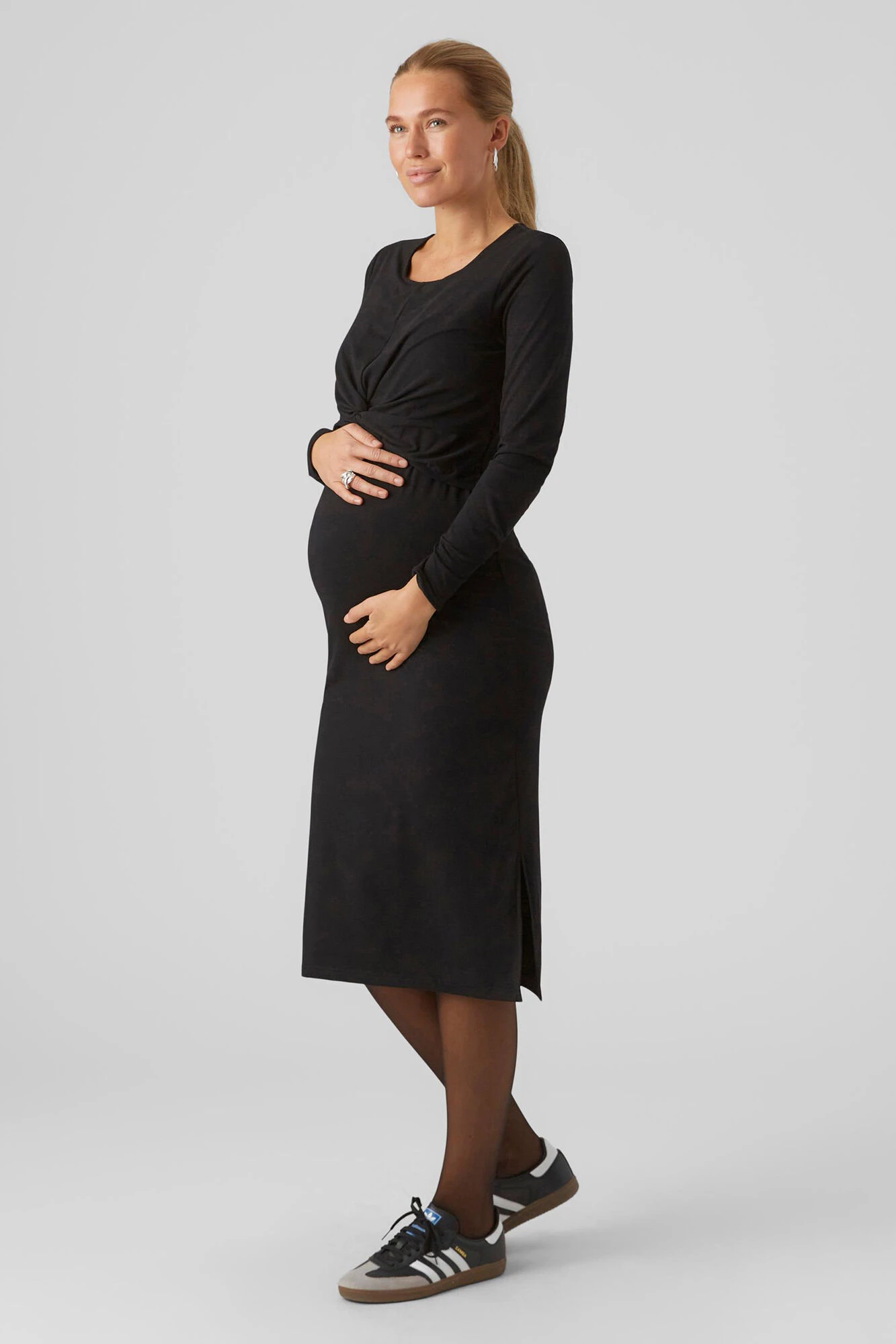 Women'secret Vestido Midi Jersey Doble Función Maternity 3 Women'secret Vestido Midi Jersey Doble Función Maternity – Image 3