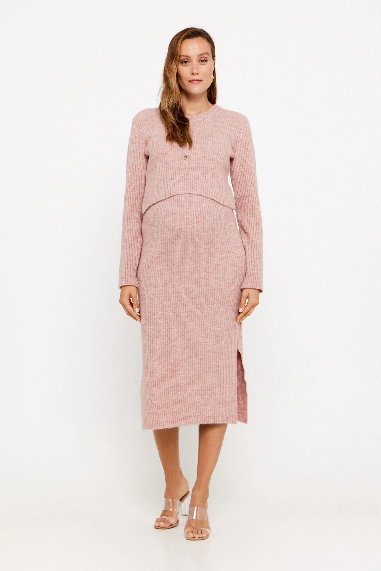 Women'secret Falda Midi De Punto Maternity 1 Women'secret Falda Midi De Punto Maternity