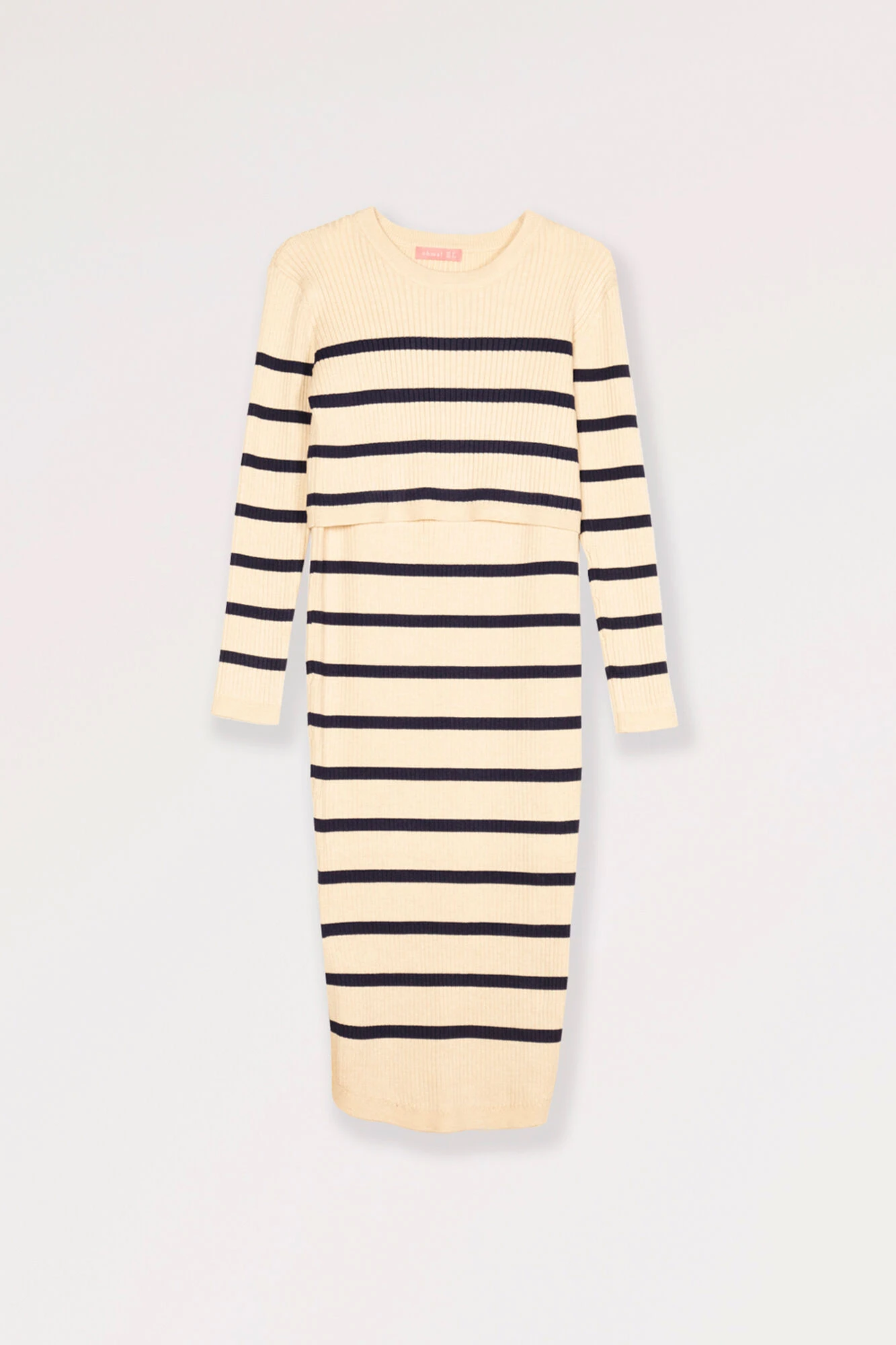 Women'secret Vestido Lactancia De Punto Con Rayas 7 Women'secret Vestido Lactancia De Punto Con Rayas – Image 7